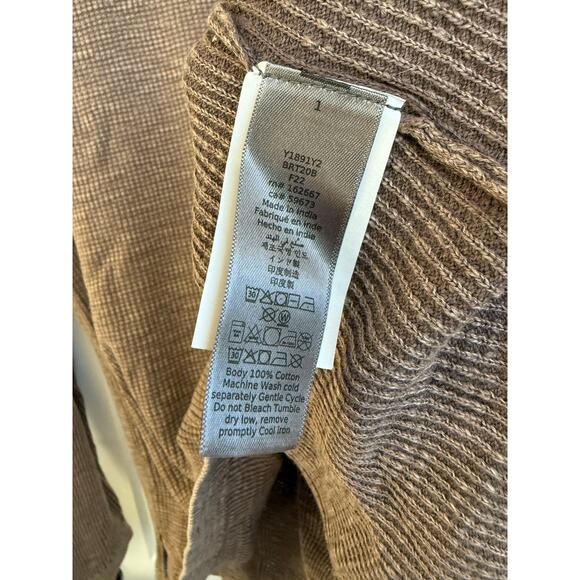 John Varvatos Brown Shirt- size XL - Picture 4 of 5